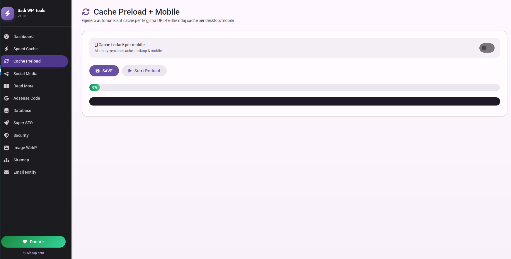 Cache Preload